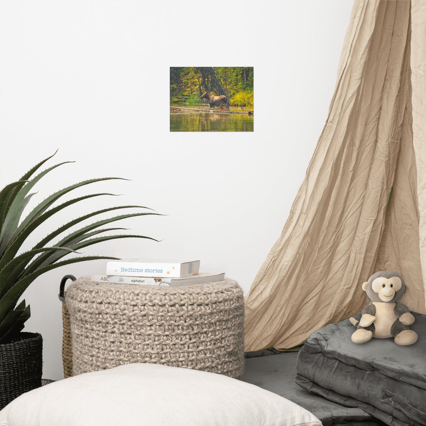Lustre Poster Print - Moose Lake Moose