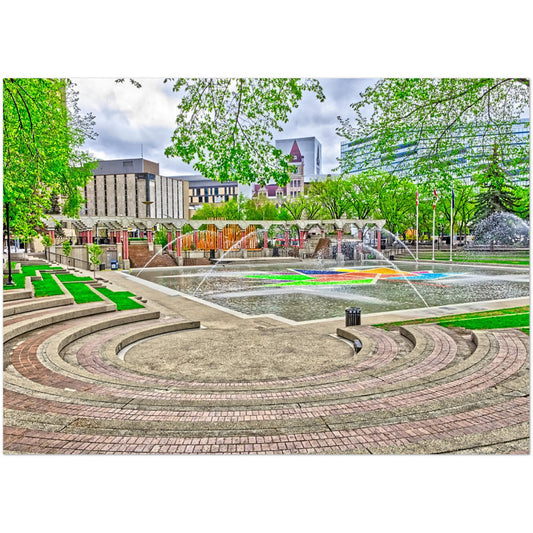 Foam Print - Olympic Plaza HDR