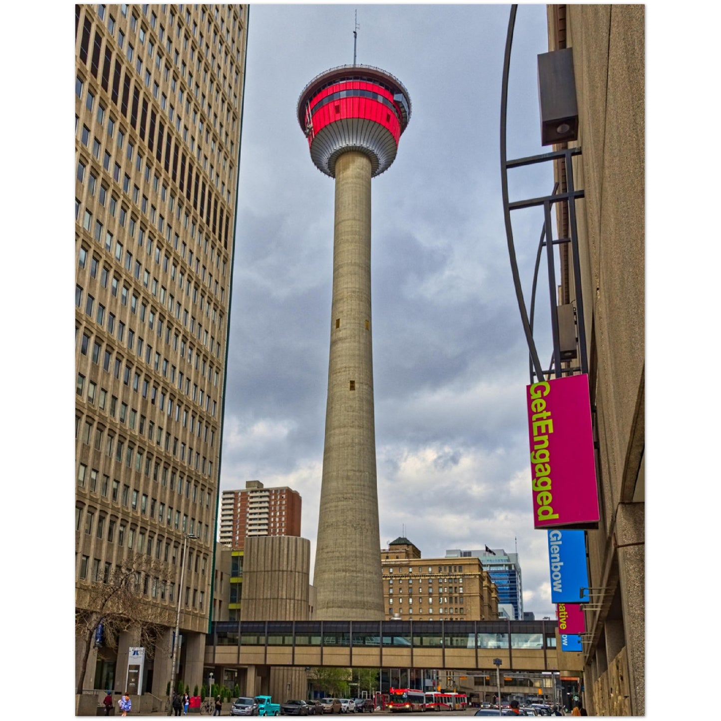 Foam Print - Calgary Tower