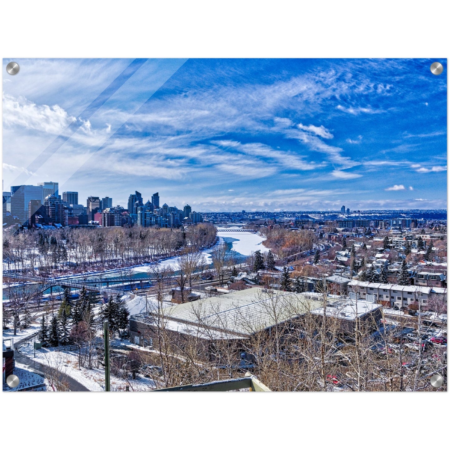 Acrylic Print - McHugh Bluff HDR Winter