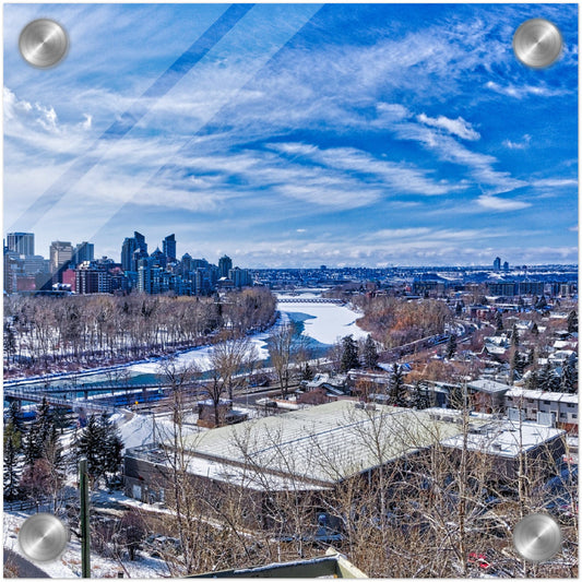Acrylic Print - McHugh Bluff HDR Winter