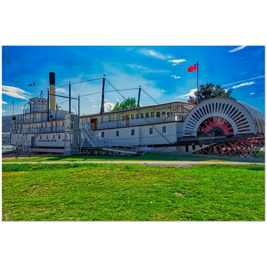 Wood Print - SS Sicamous Daytime HDR
