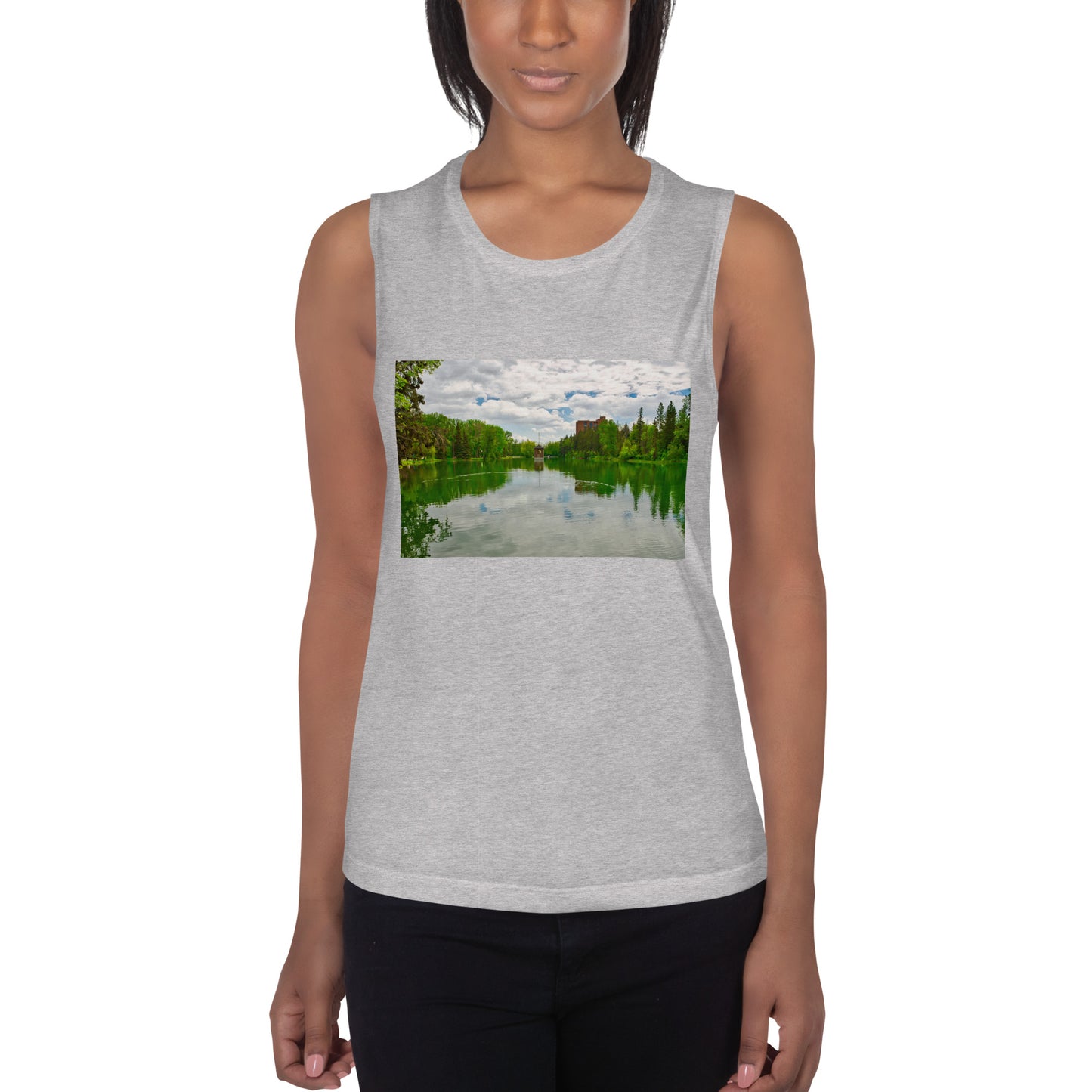 Ladies’ Muscle Tank - Bowness Park Lagoon