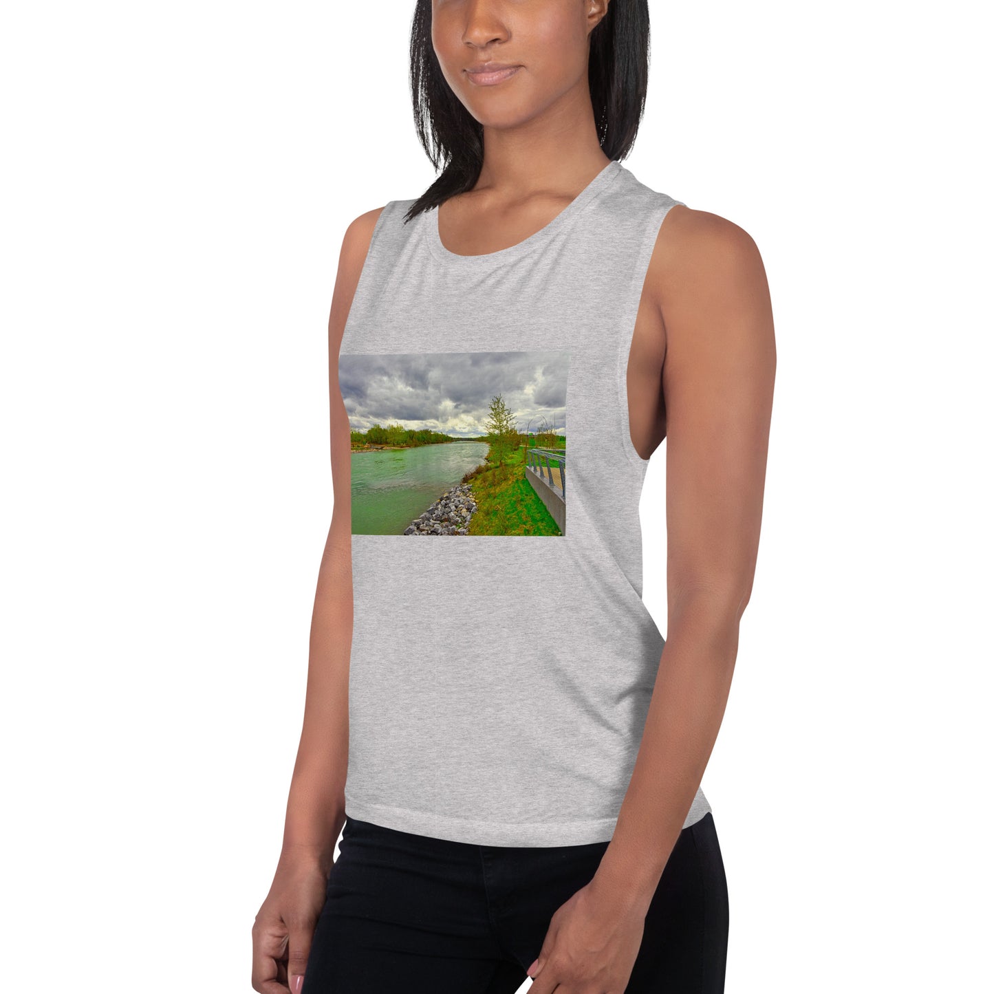 Ladies’ Muscle Tank - Calgary Bow River East Village