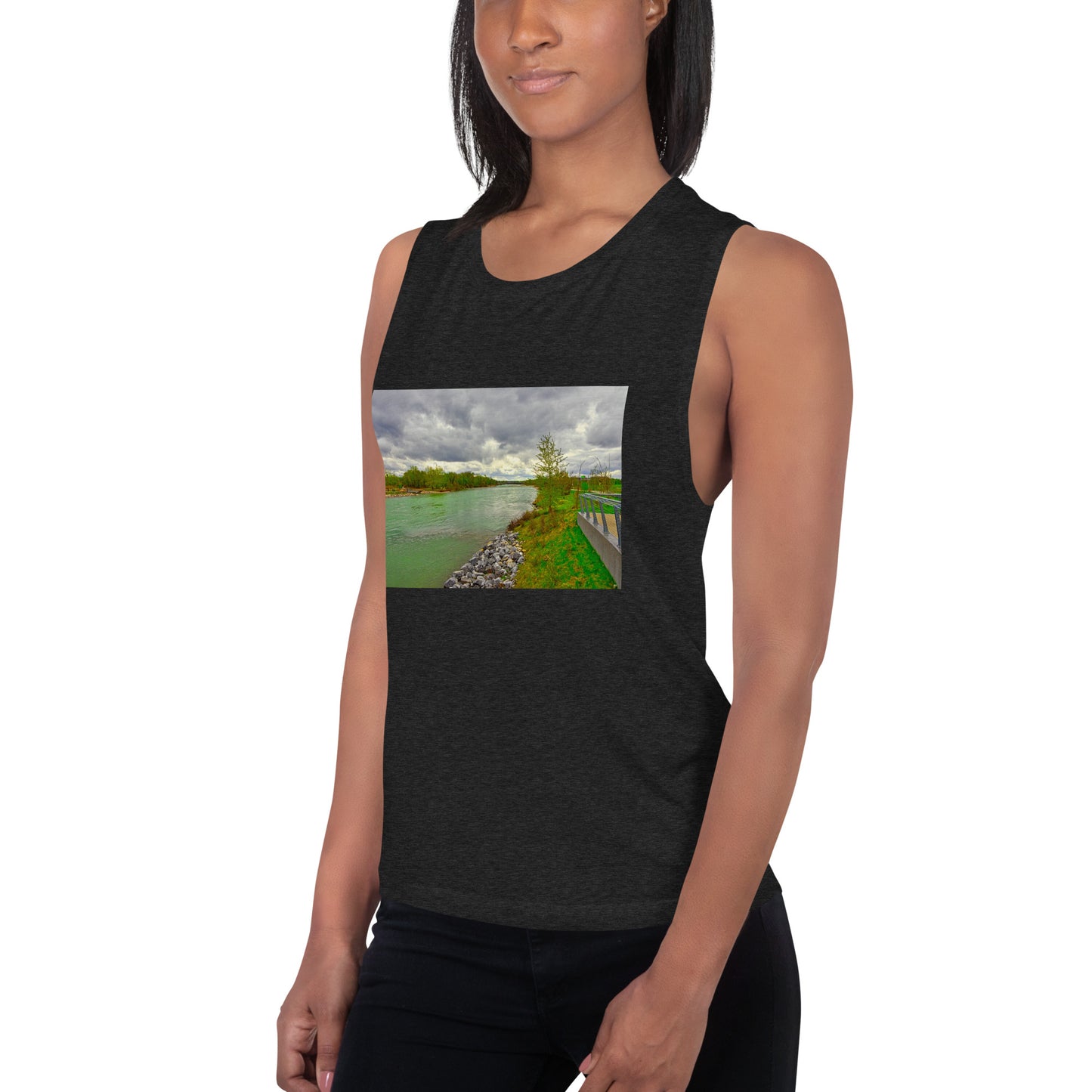 Ladies’ Muscle Tank - Calgary Bow River East Village
