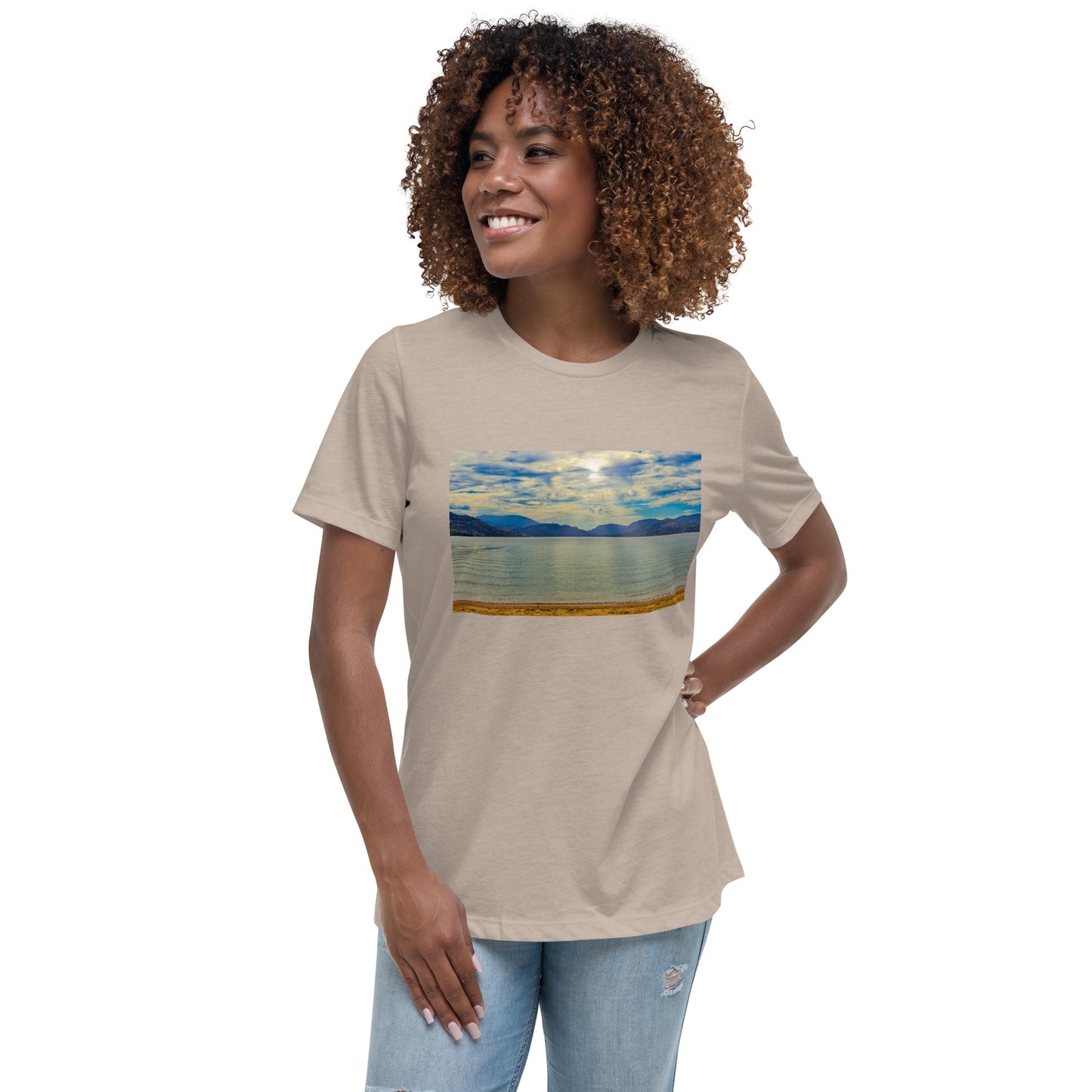 Women's Relaxed T-Shirt - Penticton Skaha Lake